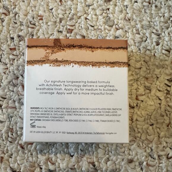 Laura Geller Baked Double Take Baked Full Coverage Powder Foundation Light Matte - Picture 6 of 10